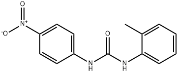 Urea, N-(2-methylphenyl)-N'-(4-nitrophenyl)- 结构式