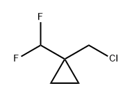 Cyclopropane, 1-(chloromethyl)-1-(difluoromethyl)- Struktur