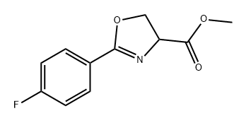 4-Oxazolecarboxylic acid, 2-(4-fluorophenyl)-4,5-dihydro-, methyl ester