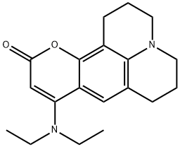 1H,5H,11H-[1]Benzopyrano[6,7,8-ij]quinolizin-11-one, 9-(diethylamino)-2,3,6,7-tetrahydro- (9CI) 结构式