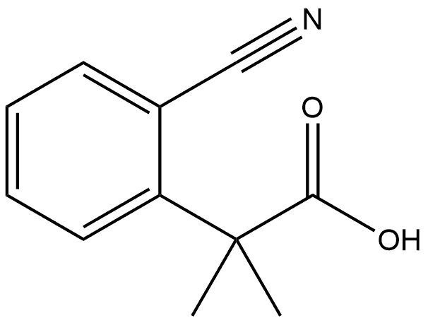 2-(2-cyanophenyl)-2-methylpropanoic acid|2-(2-cyanophenyl)-2-methylpropanoic acid