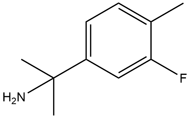 2-(3-氟-4-甲基苯基)丙基-2-胺盐酸盐, 1314663-93-8, 结构式