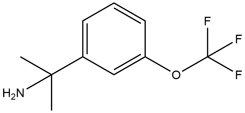 2-(3-(trifluoromethoxy)phenyl)propan-2-amine hydrochloride 结构式