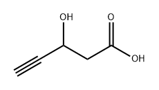4-Pentynoic acid, 3-hydroxy- Structure