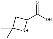 4,4-Dimethyl-2-azetidinecarboxylic acid Structure