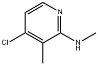 2-Pyridinamine, 4-chloro-N,3-dimethyl- 化学構造式