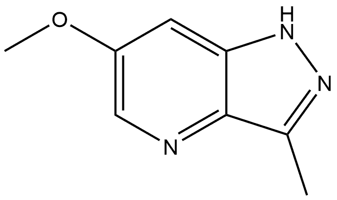 6-Methoxy-3-methyl-1H-pyrazolo[4,3-b]pyridine,1314960-63-8,结构式