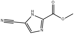 5-氰基-1H-咪唑-2-羧酸甲酯,1314969-28-2,结构式