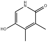 2(1H)-Pyridinone, 5-hydroxy-3,4-dimethyl- Structure