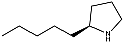 Pyrrolidine, 2-pentyl-, (2S)- Structure