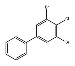 1,1'-Biphenyl, 3,5-dibromo-4-chloro- Struktur