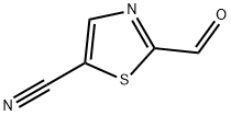 5-Thiazolecarbonitrile, 2-formyl- Struktur