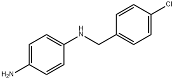 1,4-Benzenediamine, N1-[(4-chlorophenyl)methyl]- Structure