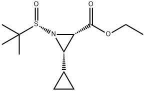 2-Aziridinecarboxylic acid, 3-cyclopropyl-1-[(S)-(1,1-dimethylethyl)sulfinyl]-, ethyl ester, (2S,3S)-|(2S,3S)-1-((S)-叔丁基亚磺酰基)-3-环丙基氮杂吡啶-2-羧酸乙酯