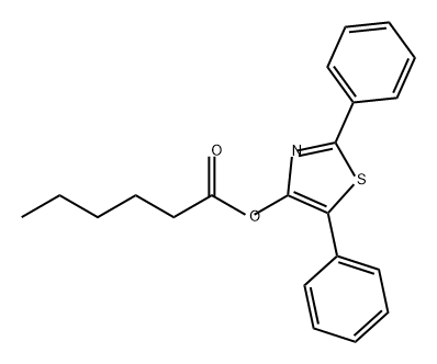 131786-89-5 Hexanoic acid 2,5-diphenyl-4-thiazolyl ester