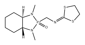 2H-1,3,2-Benzodiazaphosphole-2-methanamine, N-1,3-dithiolan-2-ylideneoctahydro-1,3-dimethyl-, 2-oxide, (3aR,7aR)-