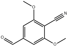4-甲酰基-2,6-二甲氧基苄腈, 1320253-82-4, 结构式