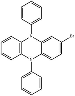 Phenazine, 2-bromo-5,10-dihydro-5,10-diphenyl- 化学構造式