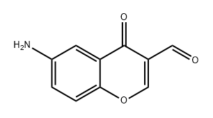 6-氨基-4-氧代-4H-铬烯-3-碳醛 结构式