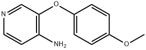 4-Pyridinamine, 3-(4-methoxyphenoxy)- Structure