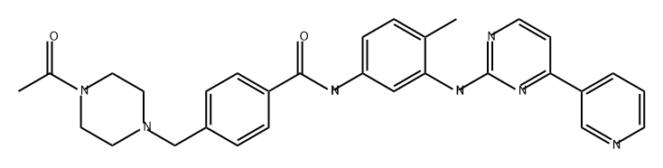 Benzamide, 4-[(4-acetyl-1-piperazinyl)methyl]-N-[4-methyl-3-[[4-(3-pyridinyl)-2-pyrimidinyl]amino]phenyl]-|伊马替尼杂质25