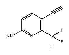 5-乙炔基-6-(三氟甲基)吡啶-2-胺 结构式