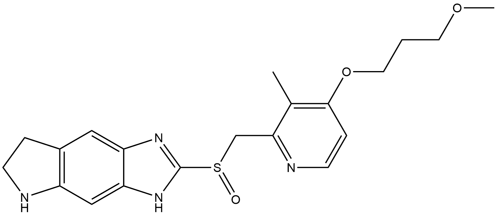 Anaprazole Impurity 15 Structure