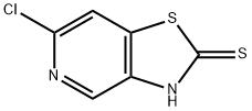 Thiazolo[4,5-c]pyridine-2(3H)-thione, 6-chloro- Struktur