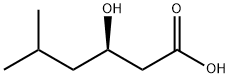 (3R)-3-hydroxy-5-methylhexanoic acid Structure