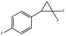 1-(2,2-Difluorocyclopropyl)-4-fluorobenzene Structure