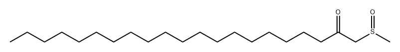 2-Heneicosanone, 1-(methylsulfinyl)- 结构式