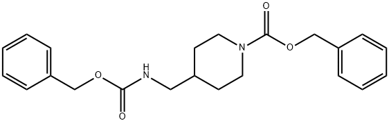 132431-14-2 1-Piperidinecarboxylic acid, 4-[[[(phenylmethoxy)carbonyl]amino]methyl]-, phenylmethyl ester