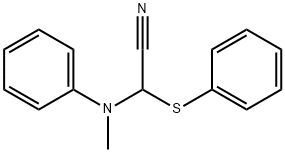 Acetonitrile, 2-(methylphenylamino)-2-(phenylthio)-