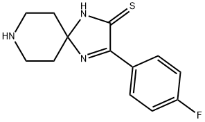 3-(4-Fluorophenyl)-1,4,8-triazaspiro[4.5]dec-3-ene-2-thione,1325305-45-0,结构式