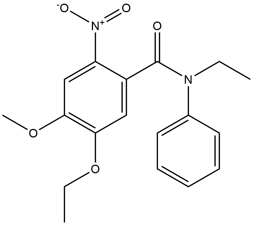 5-ethoxy-N-ethyl-4-methoxy-2-nitro-N-phenylbenzamide,1325597-19-0,结构式