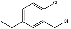 Benzenemethanol, 2-chloro-5-ethyl- Structure