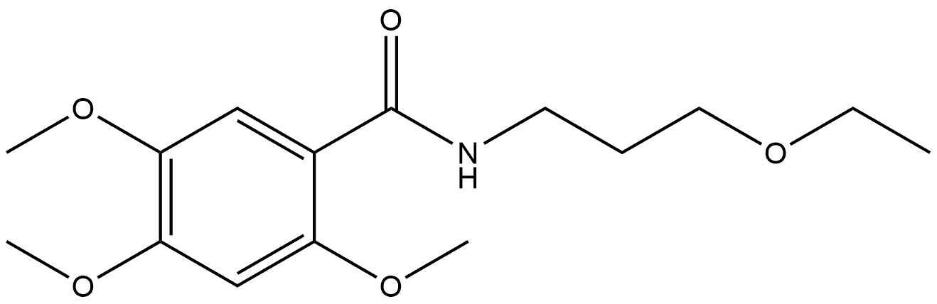 1325939-25-0 N-(3-Ethoxypropyl)-2,4,5-trimethoxybenzamide