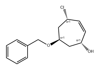 2-Cyclohepten-1-ol, 4-chloro-6-(phenylmethoxy)-, (1R,4S,6R)-rel-