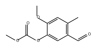 Carbonic acid, 5-formyl-2-methoxy-4-methylphenyl methyl ester