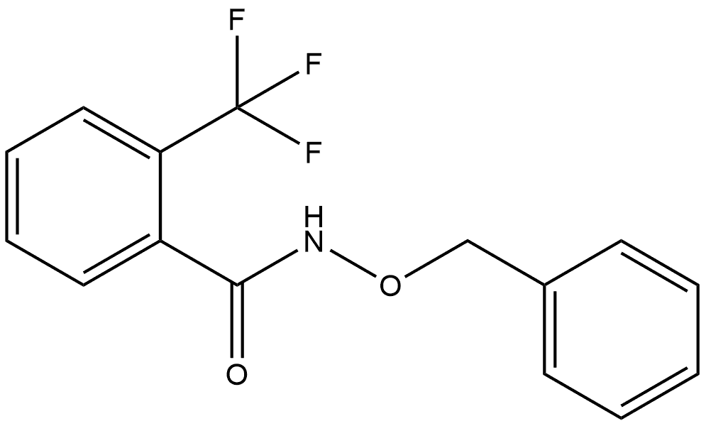 N-(Phenylmethoxy)-2-(trifluoromethyl)benzamide,1326469-22-0,结构式
