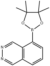 5-(4,4,5,5-Tetramethyl-1,3,2-dioxaborolan-2-yl)phthalazine Struktur