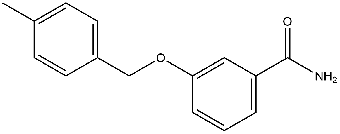 3-[(4-Methylphenyl)methoxy]benzamide 化学構造式