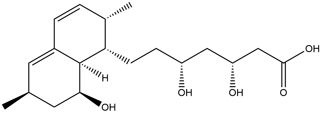 Lovastatin Triol Acid Sodium Salt Structure
