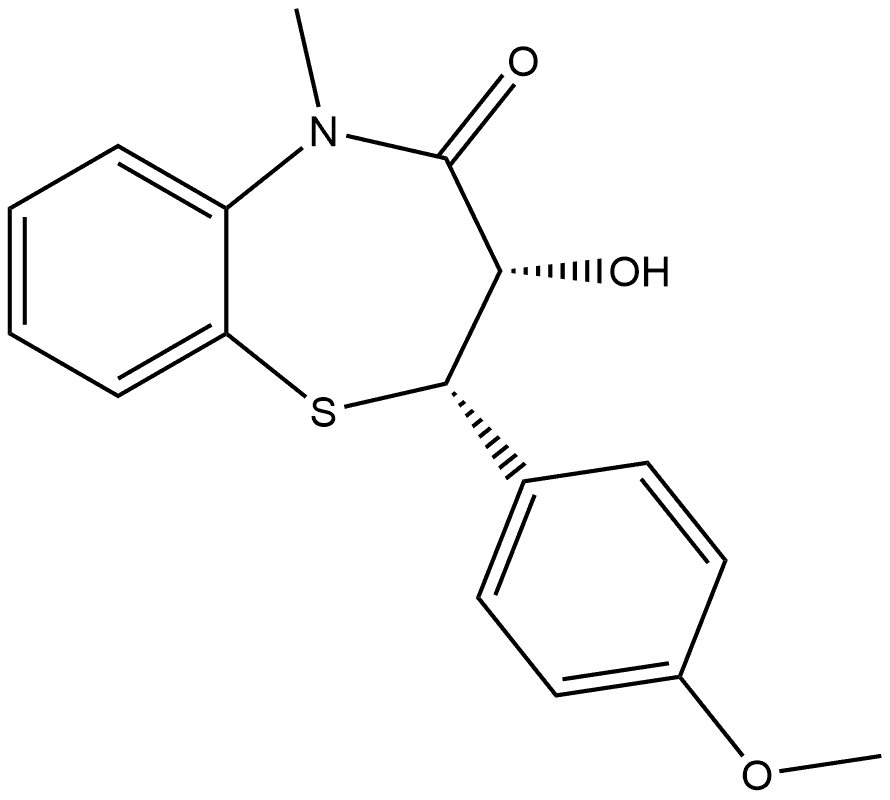 Diltiazem 3 Methyl Lactum,132748-49-3,结构式