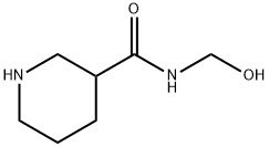 3-Piperidinecarboxamide,N-(hydroxymethyl)-(9CI) Structure