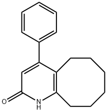 Cycloocta[b]pyridin-2(1H)-one, 5,6,7,8,9,10-hexahydro-4-phenyl- Struktur