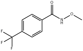 Benzamide, N-methoxy-4-(trifluoromethyl)- Structure