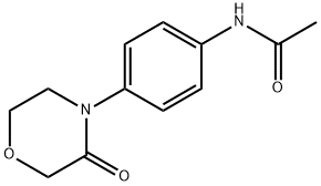 Acetamide, N-[4-(3-oxo-4-morpholinyl)phenyl]-,1328957-10-3,结构式