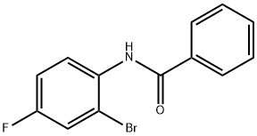 Benzamide, N-(2-bromo-4-fluorophenyl)- Struktur