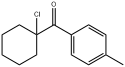 Methanone, (1-chlorocyclohexyl)(4-methylphenyl)- Structure